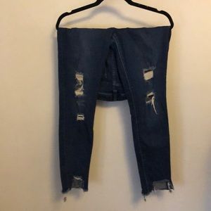 Express distressed jeans